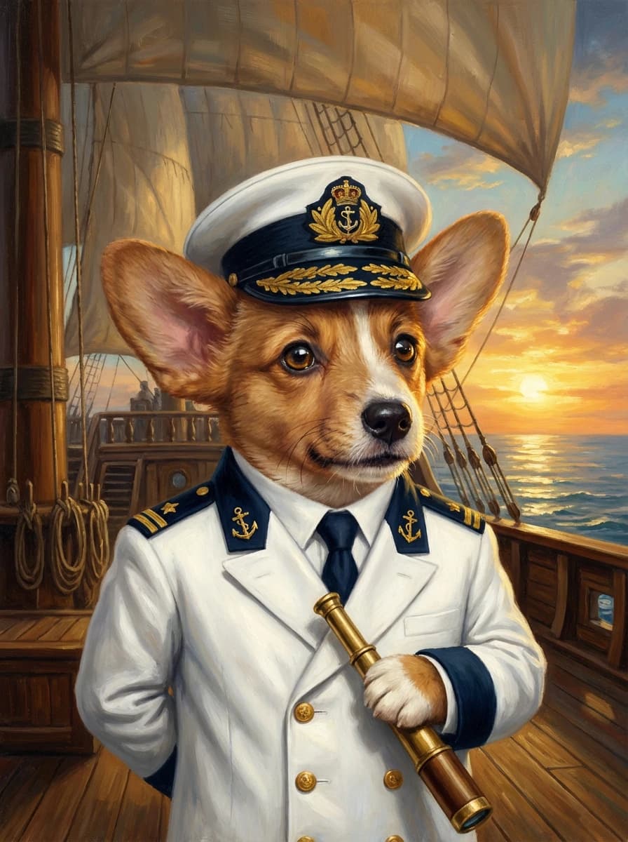 The Admiral - AI portrait