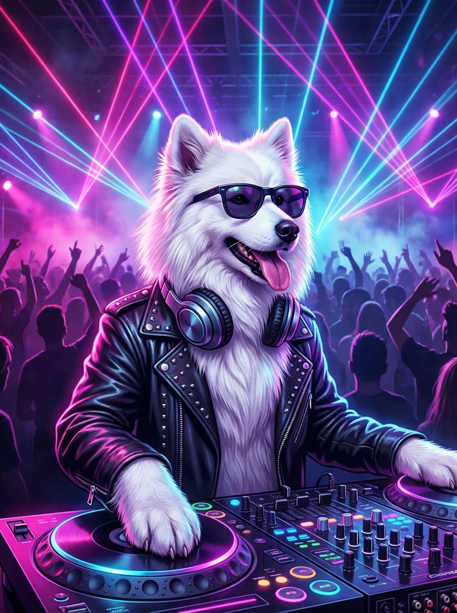 The DJ - AI portrait