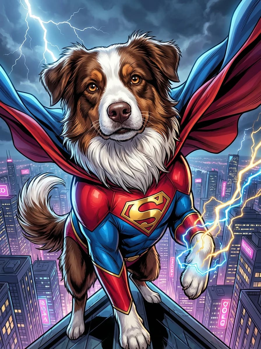 The Superhero - AI portrait