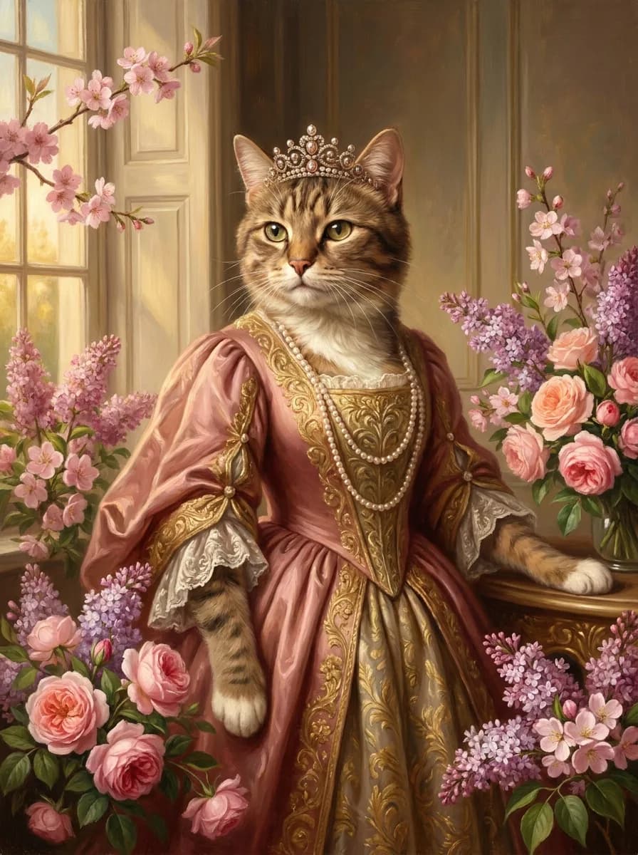 Custom Pet Portrait — Mother's Day Gift — example portrait