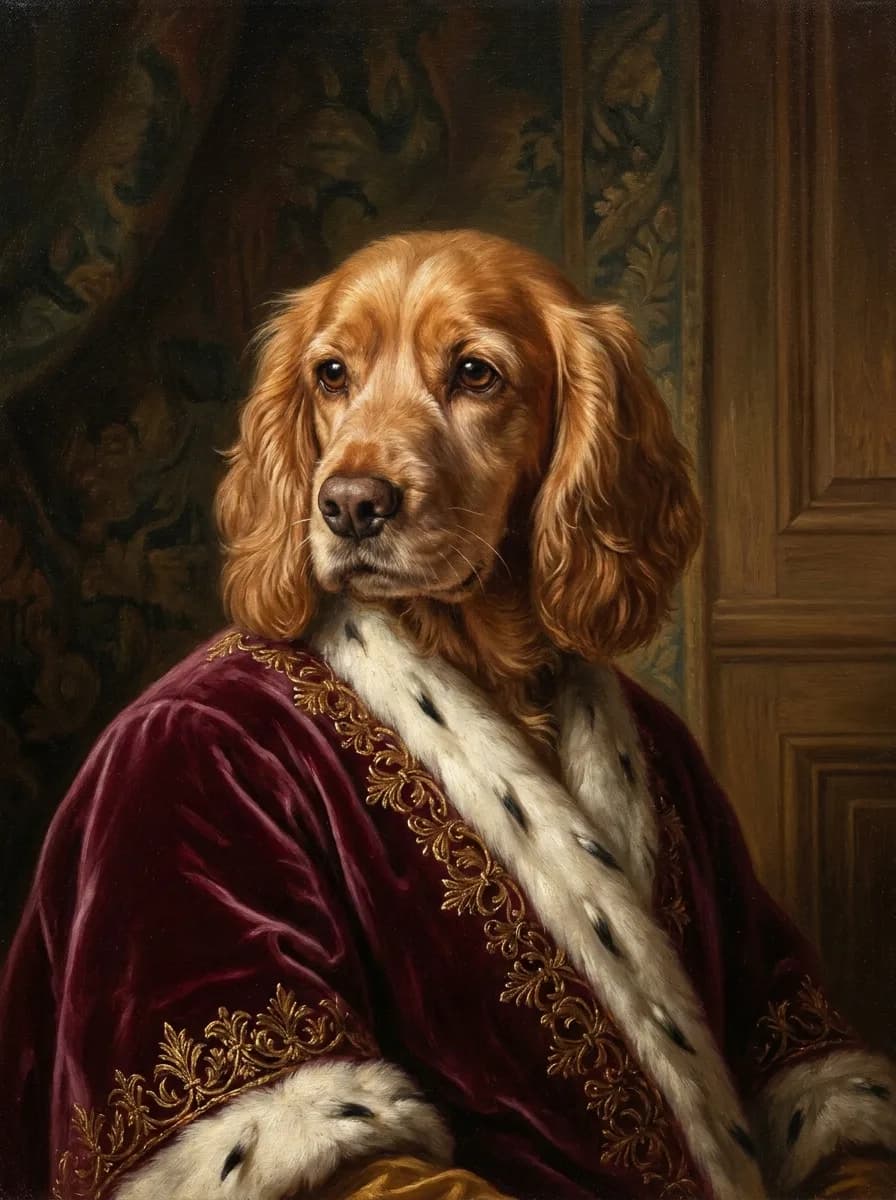 Pet Memorial Portrait — example portrait