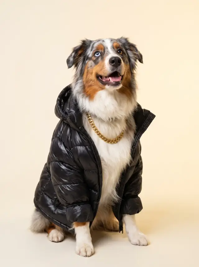 Street Style, shown on an Australian Shepherd