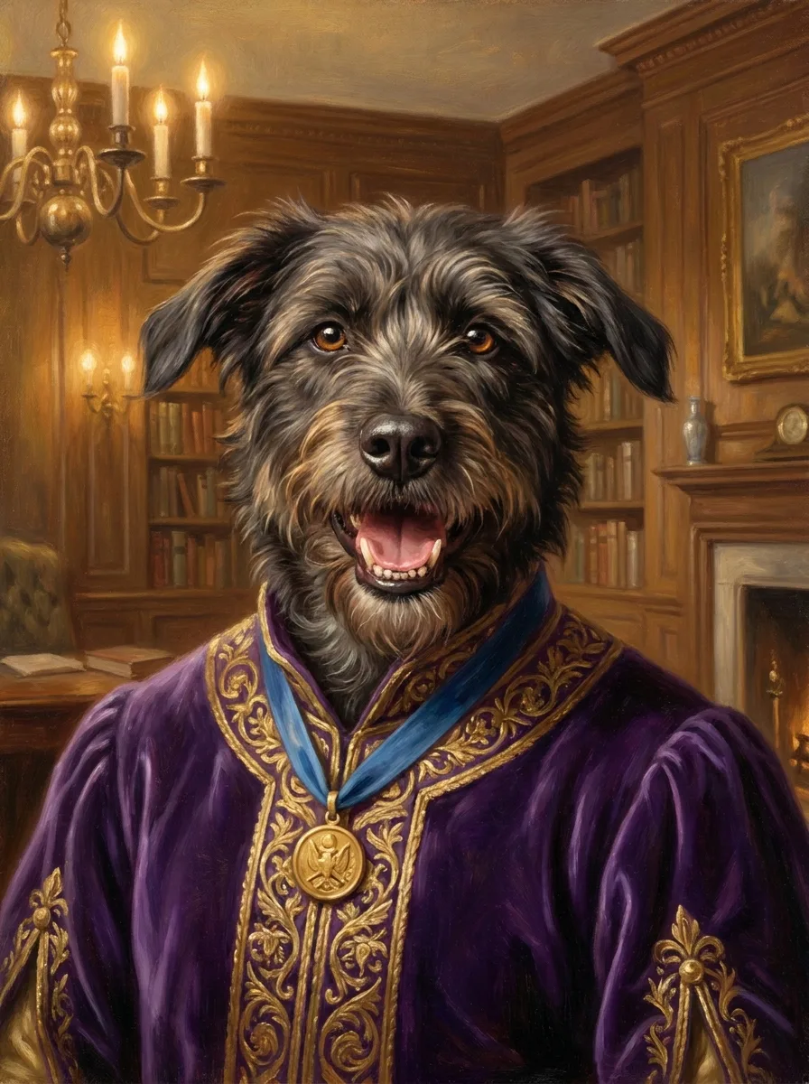 Custom Pet Portrait — Gotcha Day Gift: example portrait